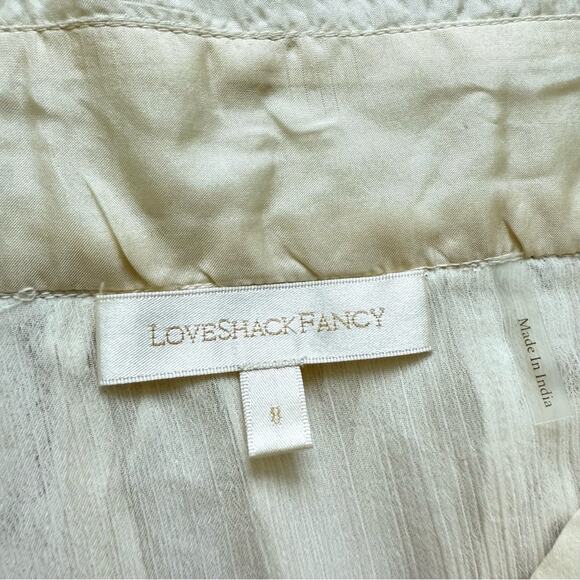 NEW!!!! LoveShackFancy ivory skirt size 8 US - Picture 5 of 10